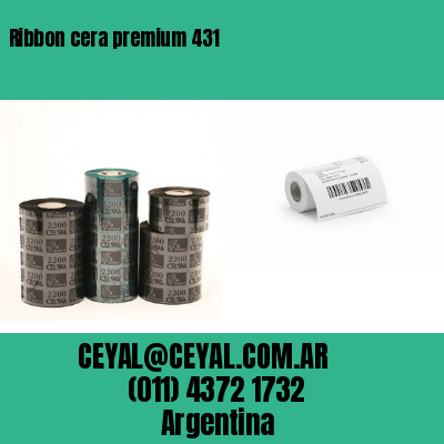 Ribbon cera premium 431
