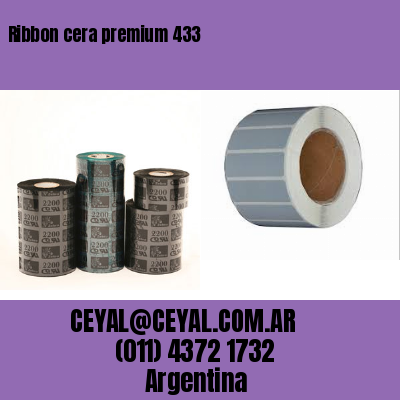 Ribbon cera premium 433