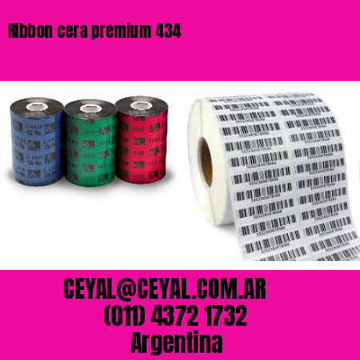 Ribbon cera premium 434