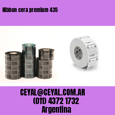 Ribbon cera premium 435