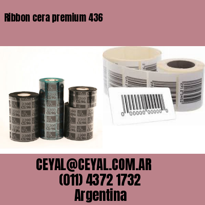 Ribbon cera premium 436