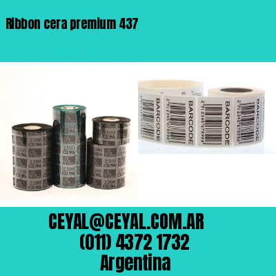 Ribbon cera premium 437