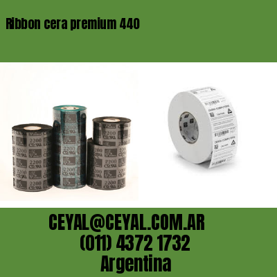 Ribbon cera premium 440