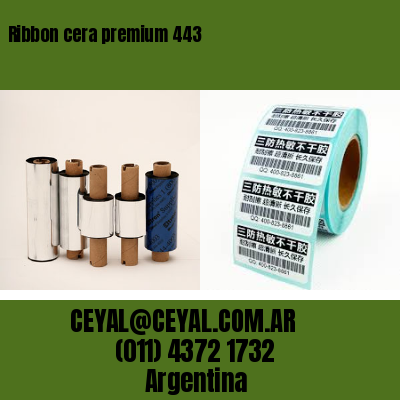 Ribbon cera premium 443