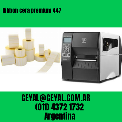 Ribbon cera premium 447