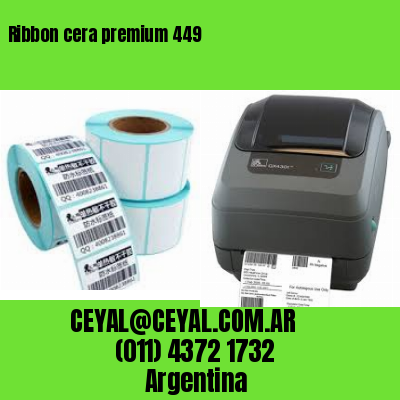 Ribbon cera premium 449