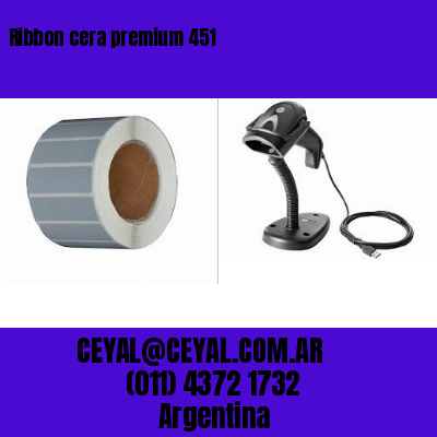 Ribbon cera premium 451