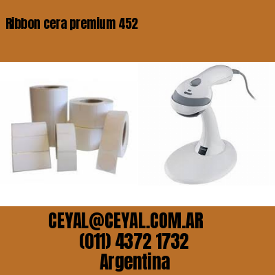 Ribbon cera premium 452