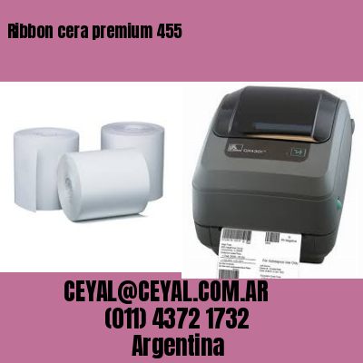 Ribbon cera premium 455