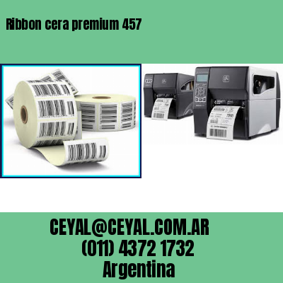 Ribbon cera premium 457