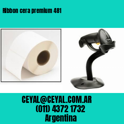 Ribbon cera premium 481
