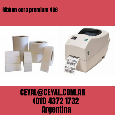 Ribbon cera premium 486