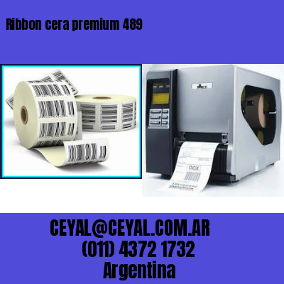 Ribbon cera premium 489