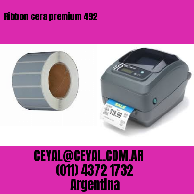 Ribbon cera premium 492