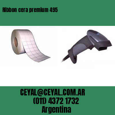 Ribbon cera premium 495