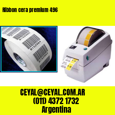 Ribbon cera premium 496