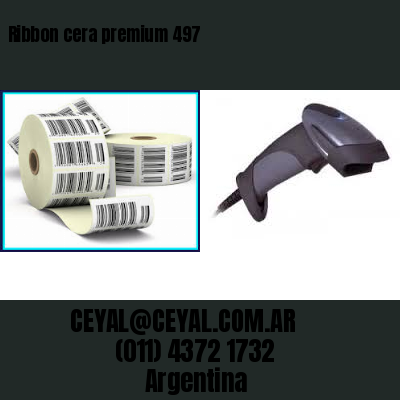 Ribbon cera premium 497