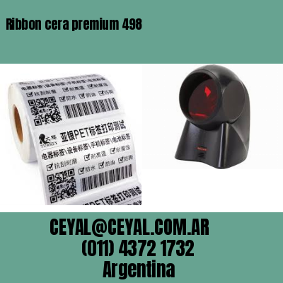 Ribbon cera premium 498