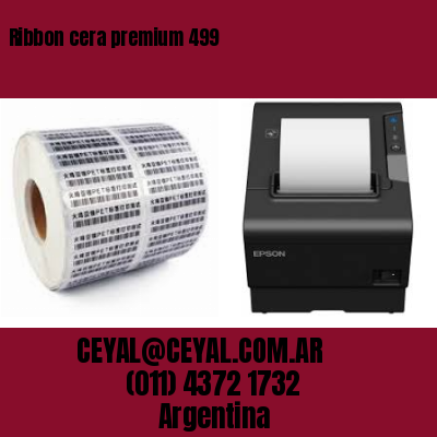 Ribbon cera premium 499