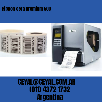 Ribbon cera premium 500