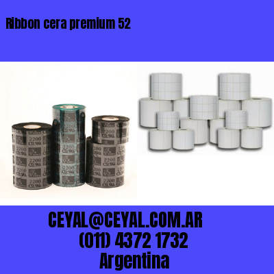 Ribbon cera premium 52