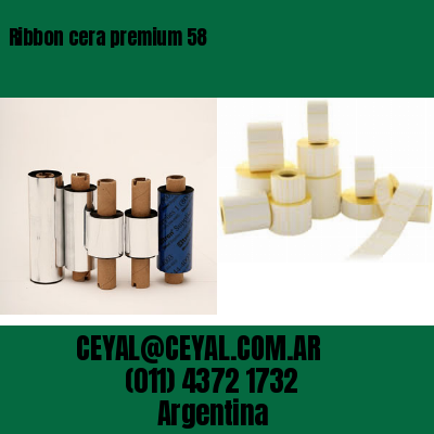 Ribbon cera premium 58