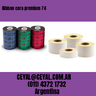 Ribbon cera premium 74