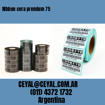 Ribbon cera premium 75