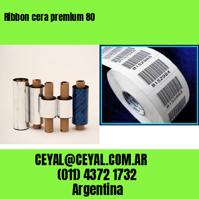 Ribbon cera premium 80