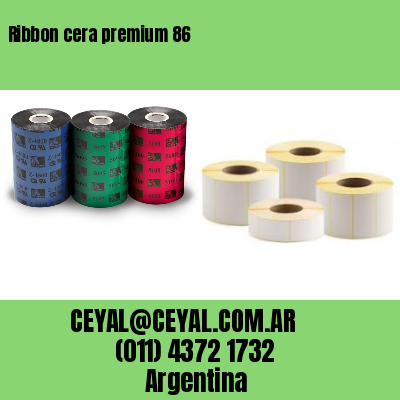 Ribbon cera premium 86