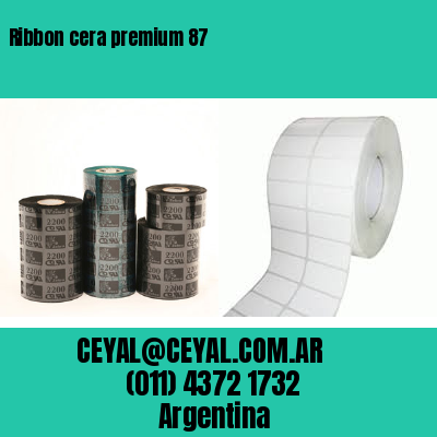 Ribbon cera premium 87