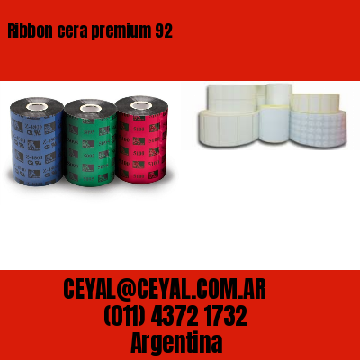 Ribbon cera premium 92