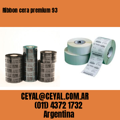 Ribbon cera premium 93