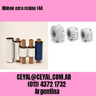 Ribbon cera resina 144