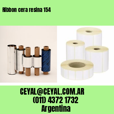 Ribbon cera resina 154