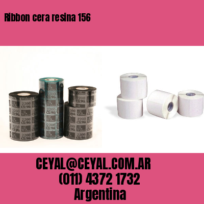 Ribbon cera resina 156