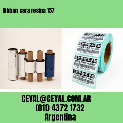 Ribbon cera resina 157