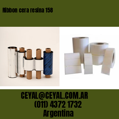 Ribbon cera resina 158