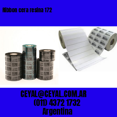 Ribbon cera resina 172