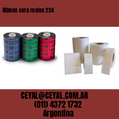 Ribbon cera resina 224