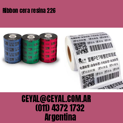 Ribbon cera resina 226