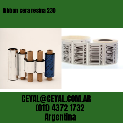 Ribbon cera resina 230