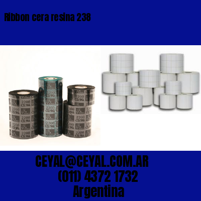 Ribbon cera resina 238