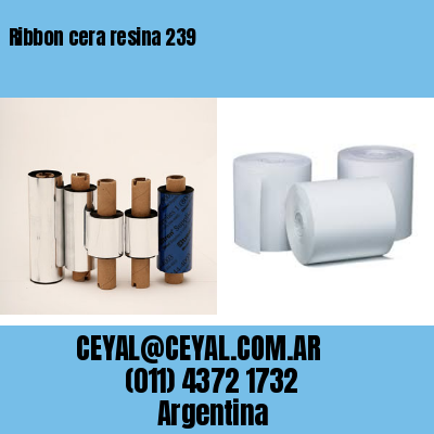 Ribbon cera resina 239