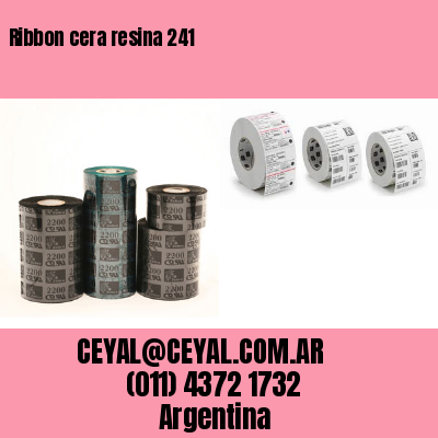 Ribbon cera resina 241