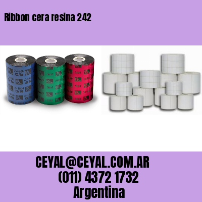 Ribbon cera resina 242