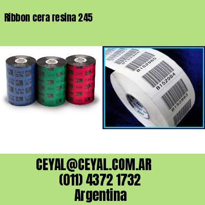 Ribbon cera resina 245