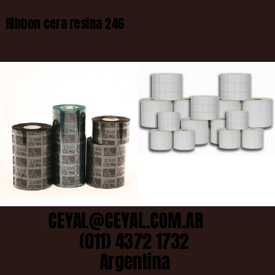 Ribbon cera resina 246