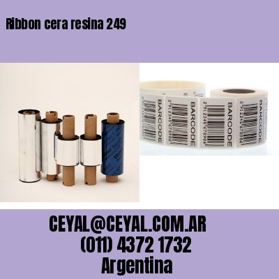 Ribbon cera resina 249