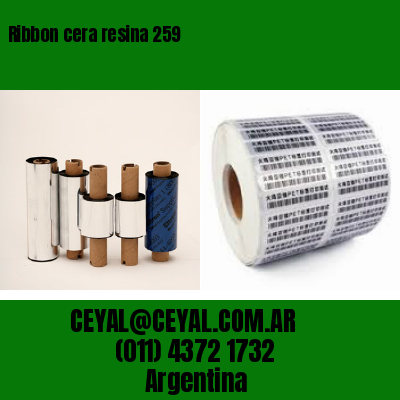 Ribbon cera resina 259